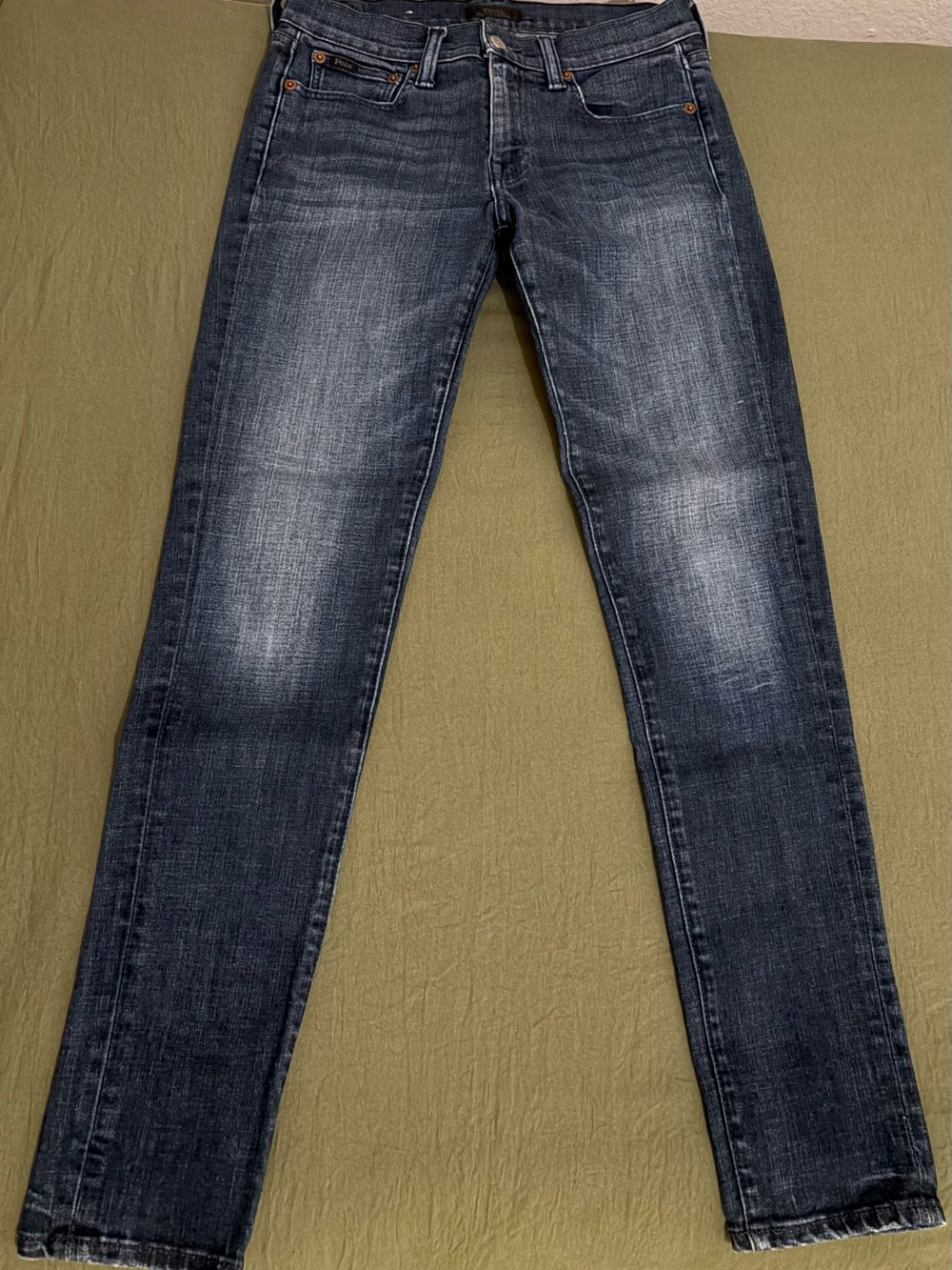 Polo Ralph Lauren Women's Straight Leg Jeans - Dark Blue Wash